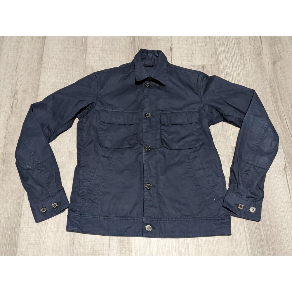 Barbour John Barbour & Sons Oilskin Clothing Button Up Jacket Size M